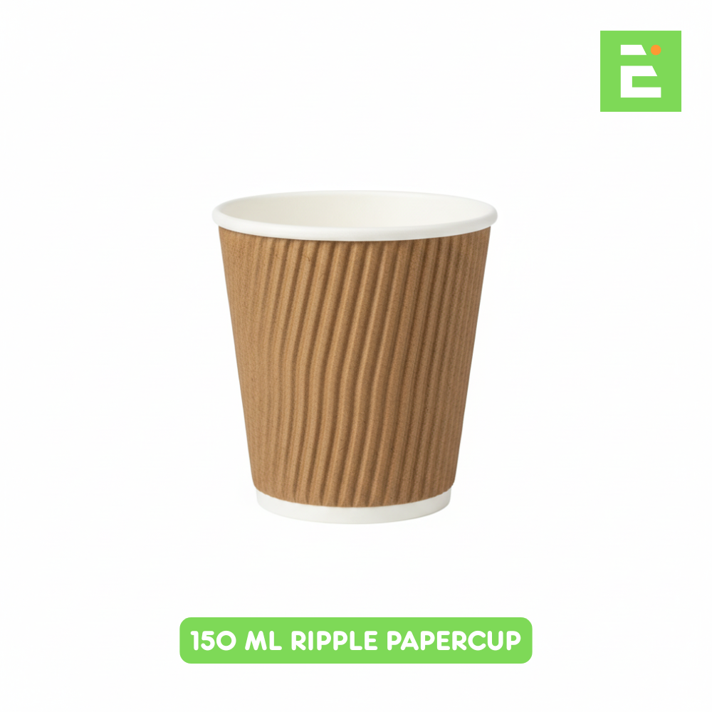 Papercup 150ML Ripple 210GSM(Double Coating)