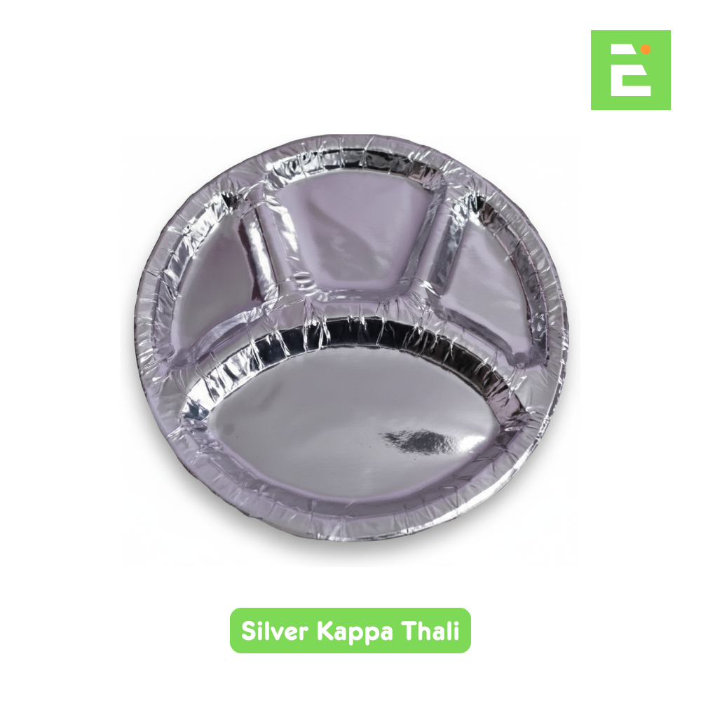 Silver ( Kappa / Plain ) Thali 180GSM
